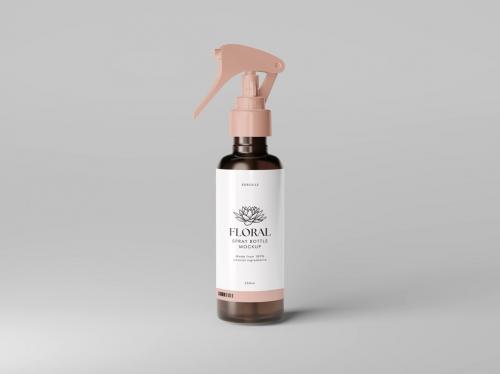 Spray Bottle Mockup