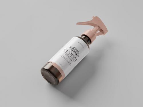 Spray Bottle Mockup