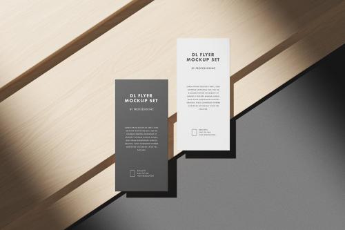 Portrait DL Flyer Mockup Set