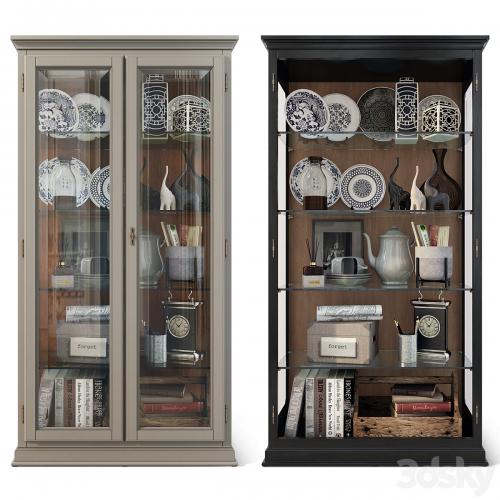 Cabinet / showcase with glass Showcase Domeniche Tosato