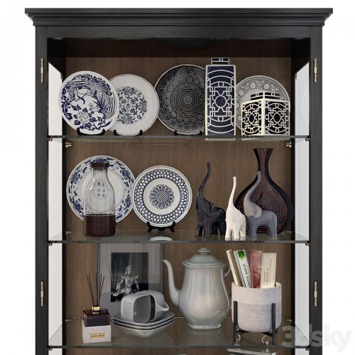 Cabinet / showcase with glass Showcase Domeniche Tosato