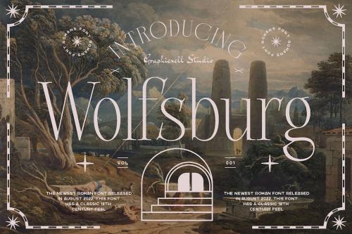 Wolfsburg Romans Font