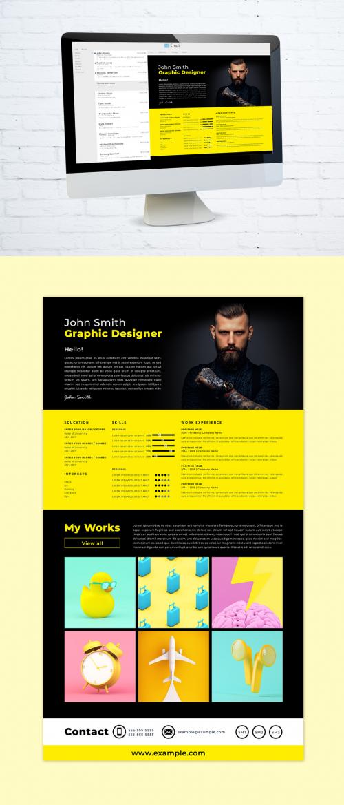 Email Format Personal Portfolio - 388785403