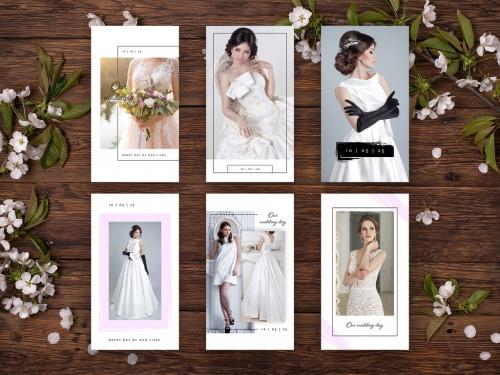 Wedding Story Layouts for Social Media - 388826563