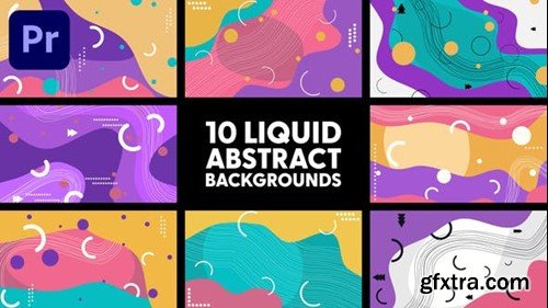Videohive Liquid Abstract Backgrounds 50474242