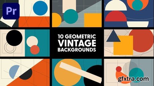 Videohive Geometric Vintage Backgrounds 50474435