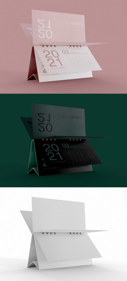 Desktop Calendar Mockup - 390187526