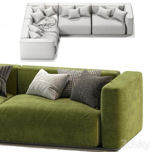 Lario Flexform sofa L Shaped