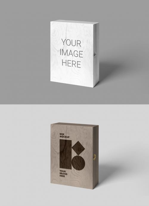 Wood Box Mockup - 390684105