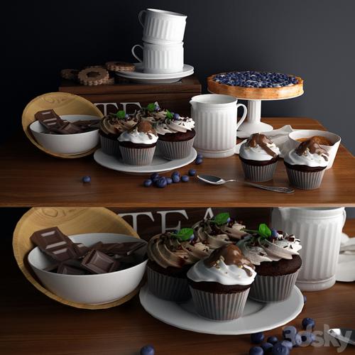 Chocolate Desserts 3d Sofa