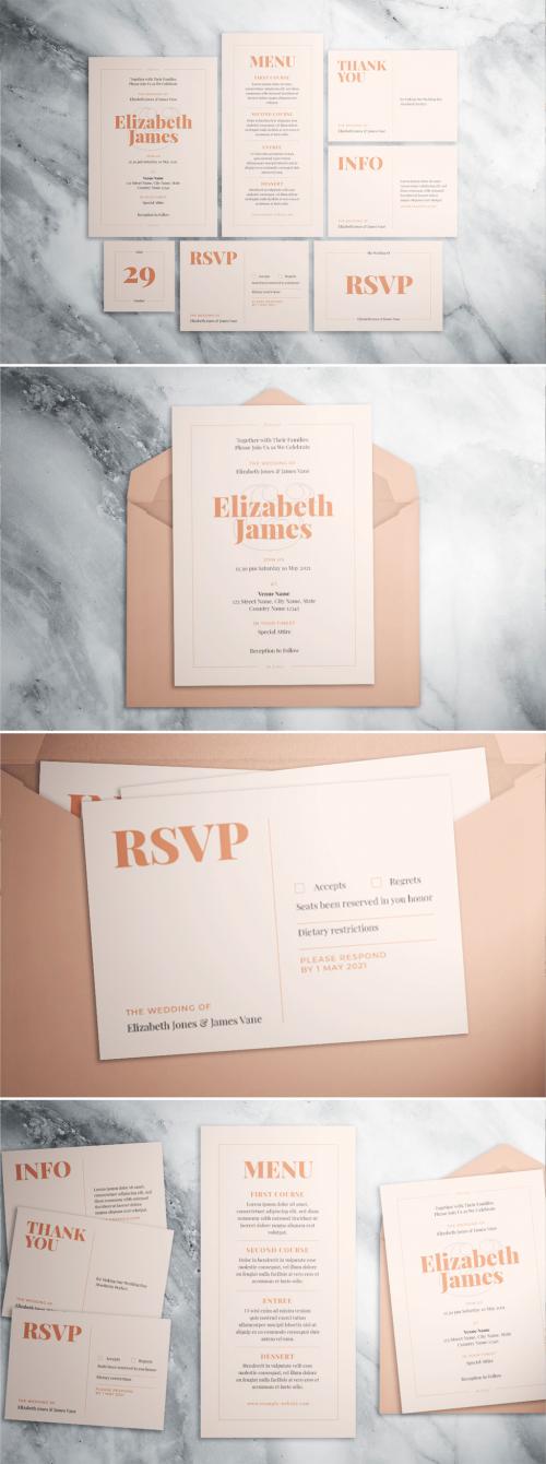 Elegant Wedding Invitation Suite - 390723653