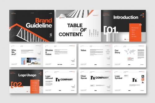 Brand Guidelines Brochure Template