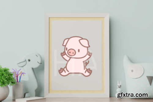 Cute Pigs Vol. 2 Procreate Stamp Brushes