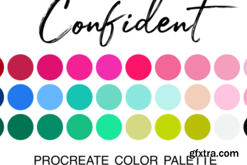 Confident Procreate Color Palette