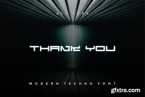 Resinog - Modern Techno Font 8TC3YAT