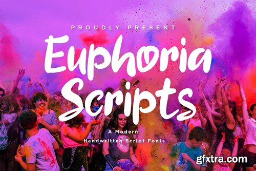 **Euphoria Scripts - Handwritten Script fonts** E G3LXLJR