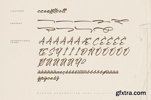 Monthesa Harezuki Modern Handwritten Font 87XCMEY