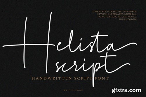 Helista Script Font GN99W62