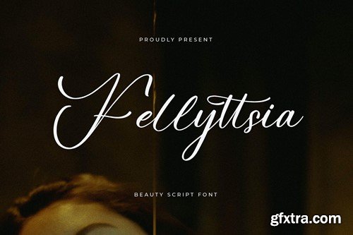 Fellyttsia Modern Script Font SK6SSF9