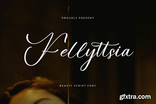 Fellyttsia Modern Script Font SK6SSF9