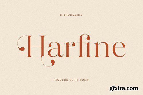 Harfine Modern Serif Font 7ZJ6BQN