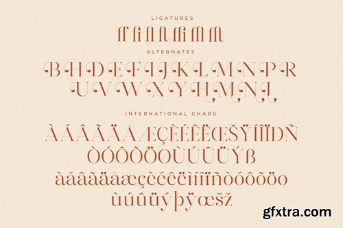 Harfine Modern Serif Font 7ZJ6BQN