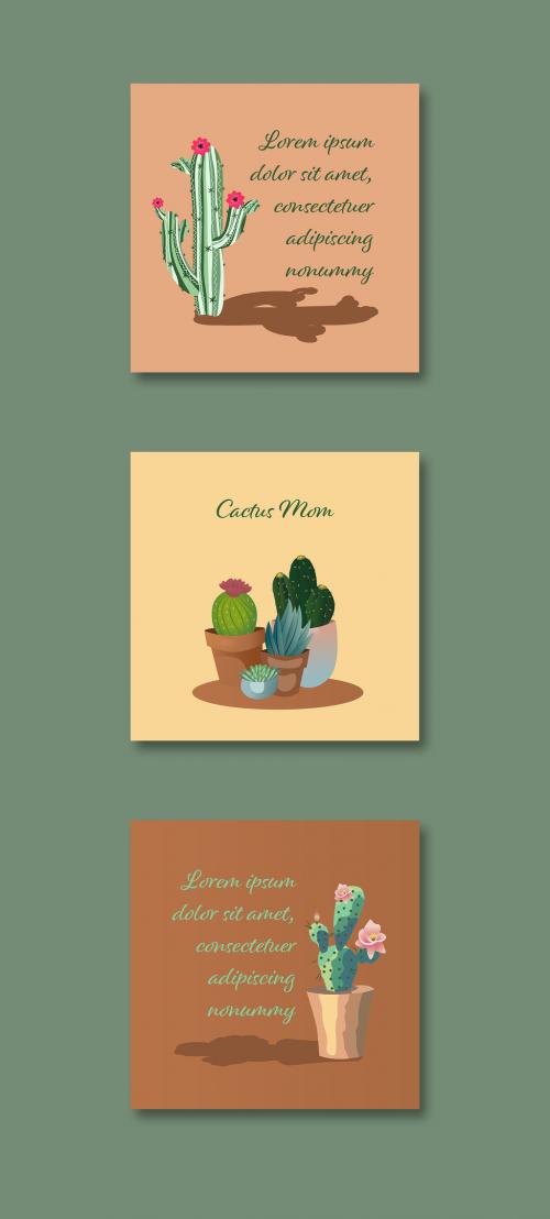 Cactus Illustration Social Posts - 391622187