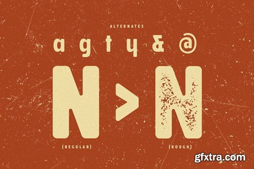 Midnight Day - Historical Retro Vintage Font EGAFPN8