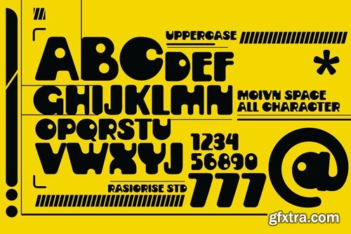 Movin Space - Modern Y2K Display Font DPGUUQG