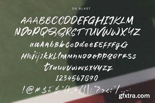 Dx Blash - Brush Font Lettering 4BZXKJ2