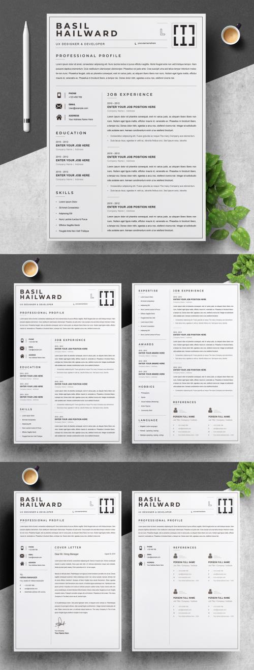 Modern and Creative Resume with Cover Letter - 391840486