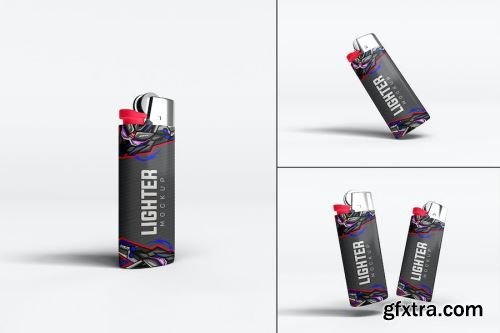 Lighters Mockup Design Pack 14xPSD