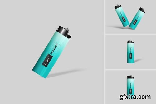 Lighters Mockup Design Pack 14xPSD