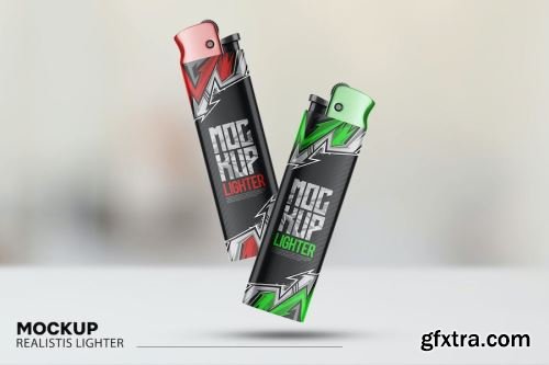 Lighters Mockup Design Pack 14xPSD