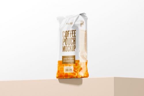 Coffee Bag Packaging Mockup Set