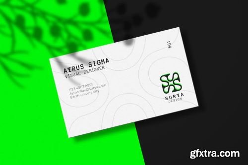 Business Card Mockup Design Pack 14xPSD