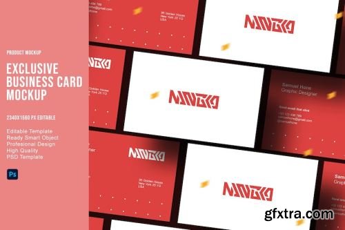 Business Card Mockup Design Pack 14xPSD