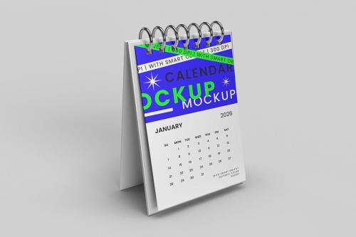 3 Table Calendar Mockup