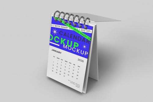 3 Table Calendar Mockup