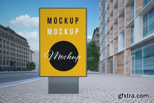 Advertising Stand Mockup Design Pack 13xPSD
