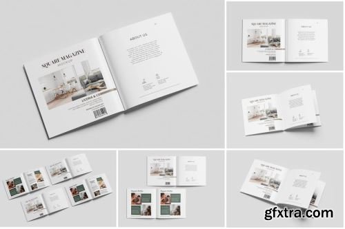 Magazine Mockup Design Pack 14xPSD