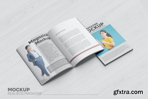 Magazine Mockup Design Pack 14xPSD