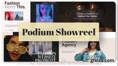 Videohive Podium Showreel Grid Slideshow 50455004