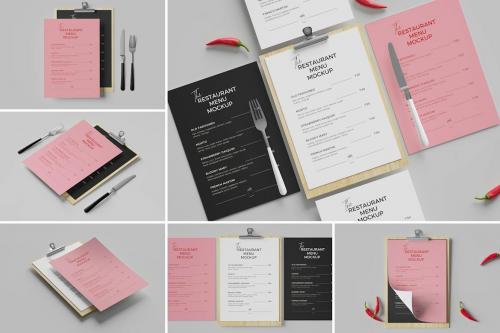 Restaurant Menu Mockup