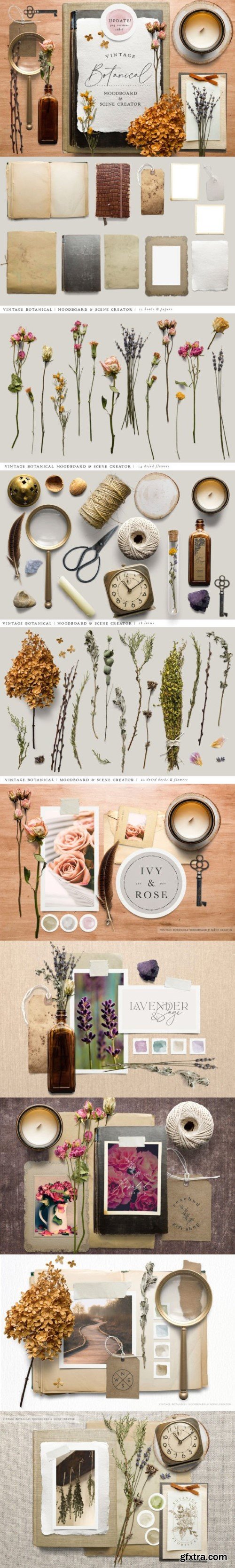 BOTANICAL MOODBOARD SCENE CREATOR