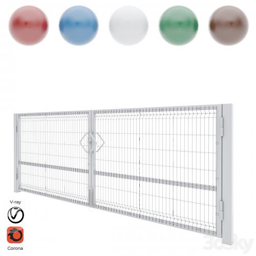 Swing gates 3D 1550