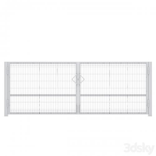 Swing gates 3D 1550