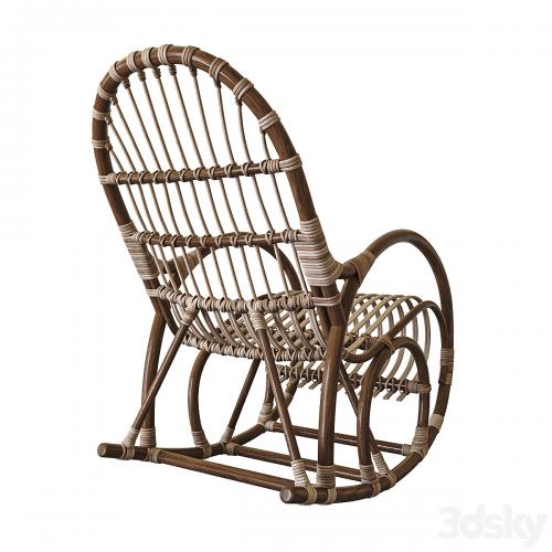 Rattan rocking chair