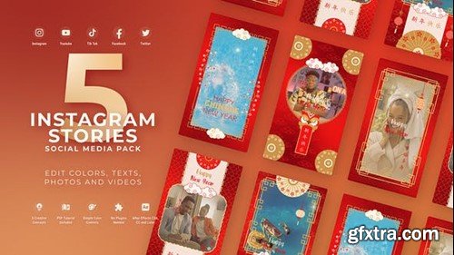 Videohive Chinese New Year Dragon Stories 50475793