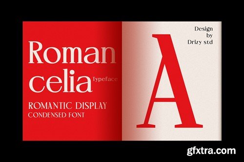 Romancelia - Romantic Display Condensed Font 7G3S5J4